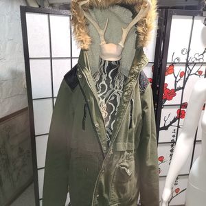 Torrid faux fur & leather jacket